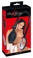 bad kitty - pompka prożniowa ręczna z anatomiczną przyssawką, silikon