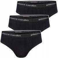PCU102 r. XL MAJTKI MĘSKIE SLIPY ORYGINALNE PIERRE CARDIN 3-pak CZARNE
