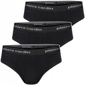 PCU102 r. XL MAJTKI MĘSKIE SLIPY ORYGINALNE PIERRE CARDIN 3-pak CZARNE