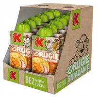 KUBUŚ Mus Drugie Śniadanie Mango Banan Kasza Jaglana 12x 100g