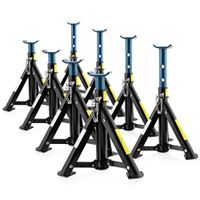 20104 Komplet kobyłek warsztatowych 8x3000kg regulowae składane podpory