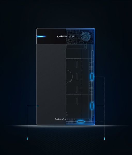 UGREEN OBUDOWA HUB KIESZEŃ NA DYSK HDD SSD 3,5" SATA I II USB 3.0 10TB zdjęcie 11