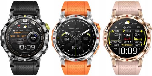 SMARTWATCH DAMSKI Z GPS MENU PL AMOLED 400mAh ROZMOWY CIŚNIENIE PULS SPORT na Arena.pl