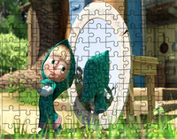 Puzzle Masza i Niedźwiedź