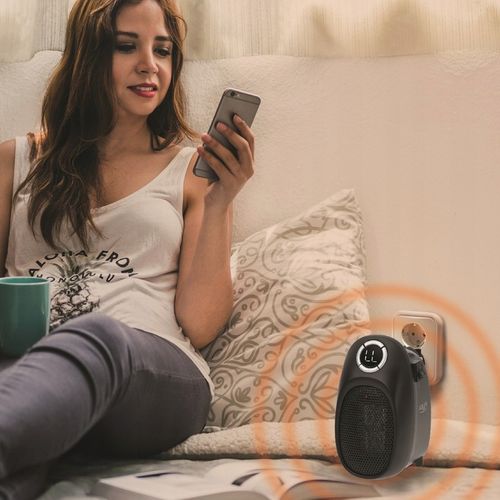 MINI GRZEJNIK ELEKTRYCZNY FARELKA TERMOWENTYLATOR OGRZEWACZ TIMER na Arena.pl