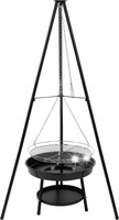 GRILL WISZĄCY STALOWE PALENISKO RUSZT 46 CM OGNISKOWY TRÓJNÓG LUND