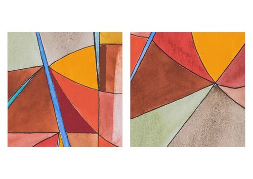 Obraz Na Płótnie - Kompozycja Figury - 160X85 Cm - Ea160X85-3960 na Arena.pl