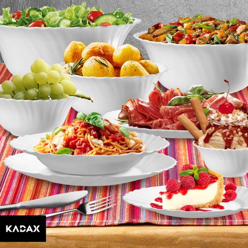 TALERZYK DESEROWY TALERZ NA CIASTO BIAŁY 20cm 1szt na Arena.pl