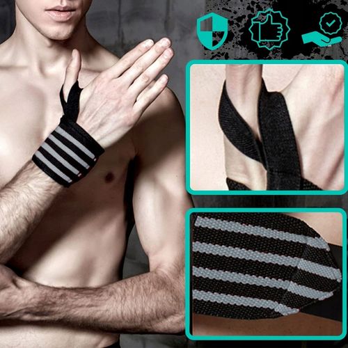 USZTYWNIACZE NADGARSTKÓW STABILIZATORY NADGARSTKA ELASTYCZNE DO ĆWICZEŃ x2 na Arena.pl