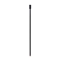 Minimalistyczna lampa sufitowa ALHA N 9240 metalowa do salonu czarna