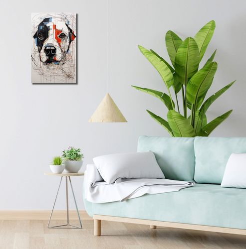 Obraz 30x50cm Przyrysowany Psiak na Arena.pl