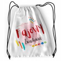 Plecak Dla Związkowca Sportowy Szkolny Worek Z Nadrukiem Ze Zdjęciem