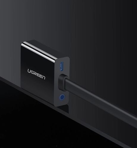 Ugreen adapter przejściówka HDMI - VGA micro USB / audio 3,5 mm mini jack na Arena.pl