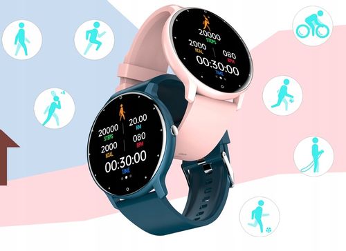 Zegarek Smartwatch Męski POLSKIE MENU PULS SMS FB 220mAh BT5.0 1,28" IPS na Arena.pl