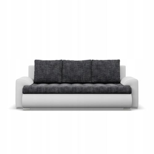 KANAPA FORESTA PLECIONKA BIAŁY POPIEL Rozkładana Wygodna Funkcja Spania na Arena.pl