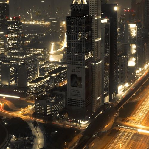 Deco Panel, Panorama Dubaju nocą 60x40 na Arena.pl