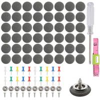 ZESTAW NAPRAWCZY DO PODSUFITKI SAMOCHODOWEJ CIEMNOSZARY DO NAPRAWY 100szt