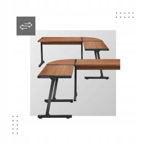 Biurko Narożne Komputerowe Mark Adler zdjęcie 4