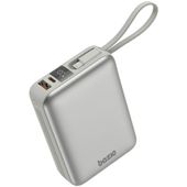 powerbank 4w1 bazic fusion mini 20000mah kabel usb-c/lightning szary