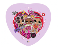 Balon foliowy serce LOL Rock, 45 cm