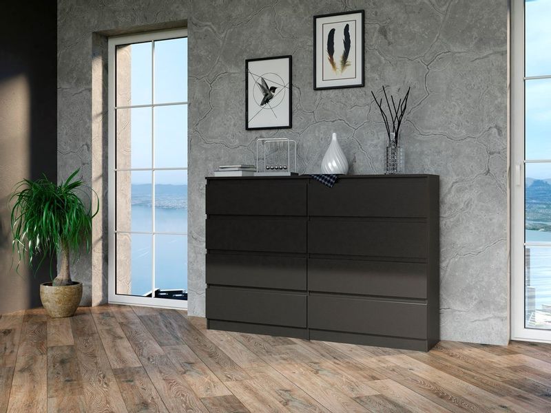 KOMODA MALWA M8 140 - CZERŃ zdjęcie 4