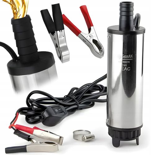 POMPA DO SPUSZCZANIA PALIWA ROPY WODY OLEJU SAMOCHODOWEGO 50mm 12v POMPKA na Arena.pl