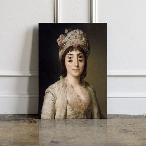 Obraz na płótnie oczy hindi pop art 50x70 cm na Arena.pl