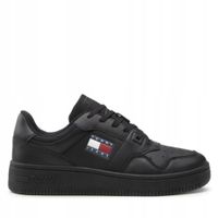 Tommy Jeans trampki męskie TOMMY JEANS RETRO BASKET czarny rozmiar 41