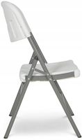 Krzesło Cateringowe Bankietowe SKŁADANE Ogrodowe Turystyczne Białe mocne