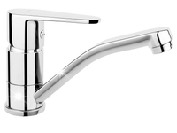 Elegancka bateria umywalkowa kulowa FERRO ALGEO W/O - Chrom