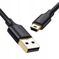 Kabel USB UGREEN US132 2m DO mini USB Ładowanie i Dane Czarny