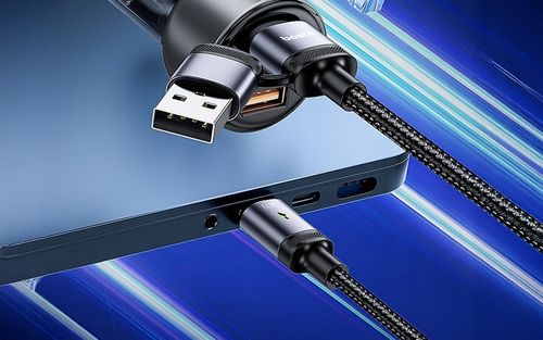BOSTE SZYBKI KABEL PRZEWÓD USB-C / USB-A DO USB-C 2W1 60W PD QC MOCNY 1.5M na Arena.pl