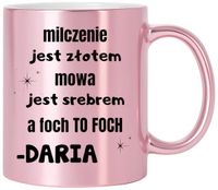 KUBEK RÓŻOWY PREMIUM PREZENT DLA ŻONY KOLEŻANKI DZIEWCZYNY URODZINY