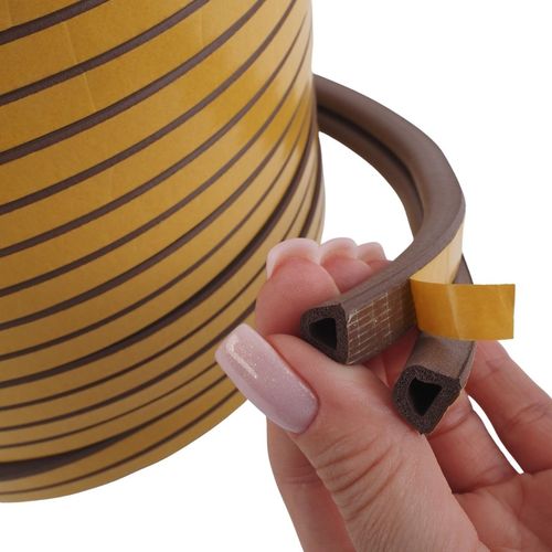 Uszczelka garażowa D 12x10 Brązowa 50m do bramy garażowej progowa solidna na Arena.pl