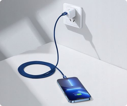 WZMACNIANY KABEL PRZEWÓD BASEUS USB DO IPHONE PD 2M SZYBKIE ŁADOWANIE 20W na Arena.pl