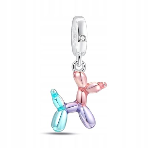 Zawieszka SREBRO 925 Charms Balonowy Piesek na Arena.pl