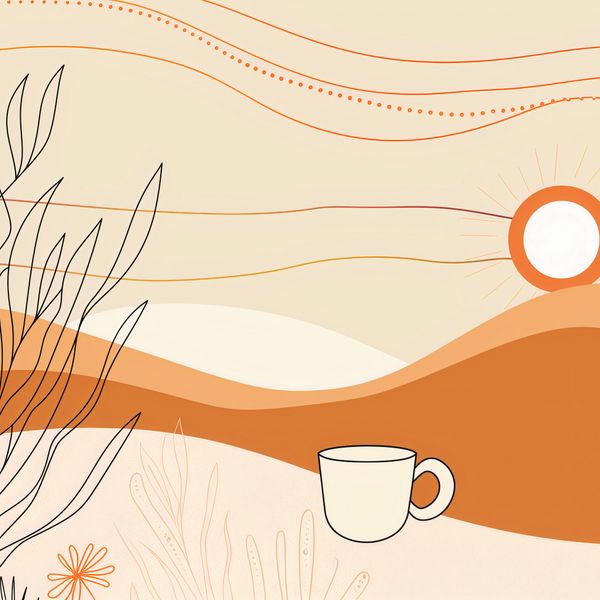 Plakat 80x80cm Ranna Pora zdjęcie 1