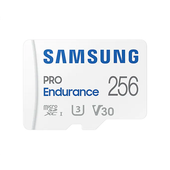 Samsung | PRO Endurance | MB-MJ256KA/EU | 256 GB | Karta pamięci microSD | Pamięć flash klasy U3, V30, Class 10 | Adapter SD