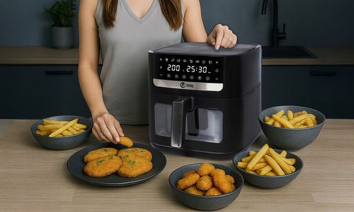 FRYTKOWNICA BEZTŁUSZCZOWA ISAJ AR2 AIRFRYER 8L XL 1800W na Arena.pl