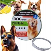 OBROŻA DLA PSA NA PCHŁY KLESZCZE 8 MSC UNIWERSALNA