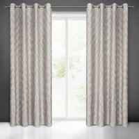 Zasłona gotowa na przelotkach MEGAN 140x250 Eurofirany beżowa