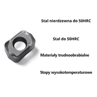 Płytki wieloostrzowe LNMU 0202 high feed, Rozmiar: LNMU0202 GW60
