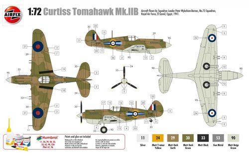 Airfix Curtis Tomahawk Mk IIB na Arena.pl