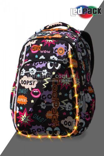 Plecak CoolPack LED STRIKE S komiks COMICS (94467) na Arena.pl