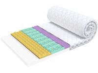Materac nawierzchniowy 160x200, nakładka na materac 9cm, topper, H3