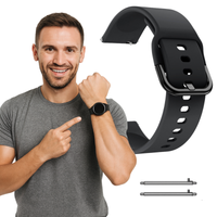 Pasek silikonowy uniwersalny do smartwatch opaska 22mm silikon RÓŻNE KOLORY