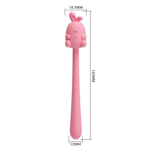 Cute Bunny, Flirting Stick, 7 Vibration Functions, Magnetic Usb Charging zdjęcie 8