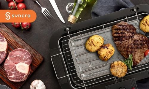 GRILL ELEKTRYCZNY 2000W STOŁOWY DOMOWY OGRODOWY STOJĄCY DUŻY Z RUSZTEM na Arena.pl