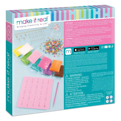 Zestaw dla dziecka do tworzenia zawieszek z piankoliny Zabawka Make It Real na Arena.pl