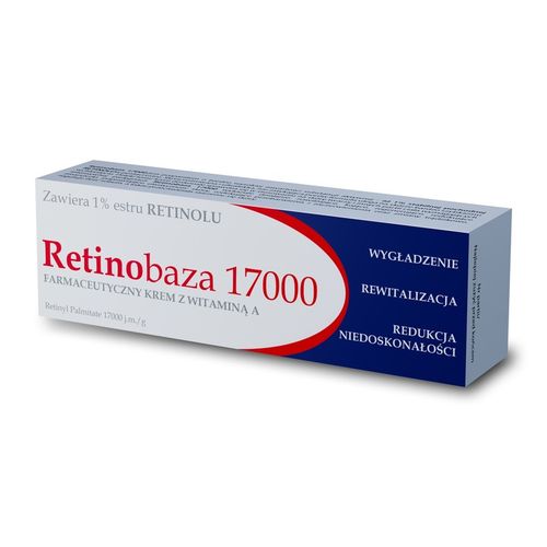 KREM z Witaminą A Retinobaza 17000 - Wygładzający Rewitalizujący 1% na Arena.pl